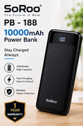 TJ SoRoo PB - 188, 10000 Mah Power Bank