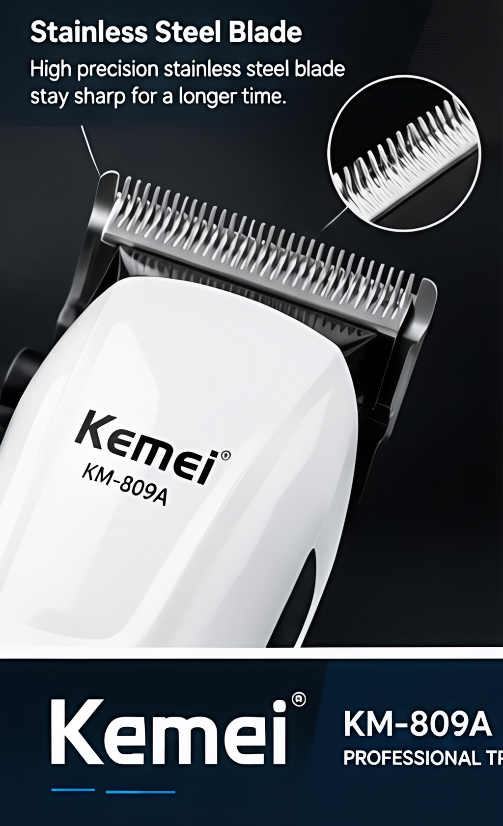 TJ KEMEI Professional Trimmer KM-809A