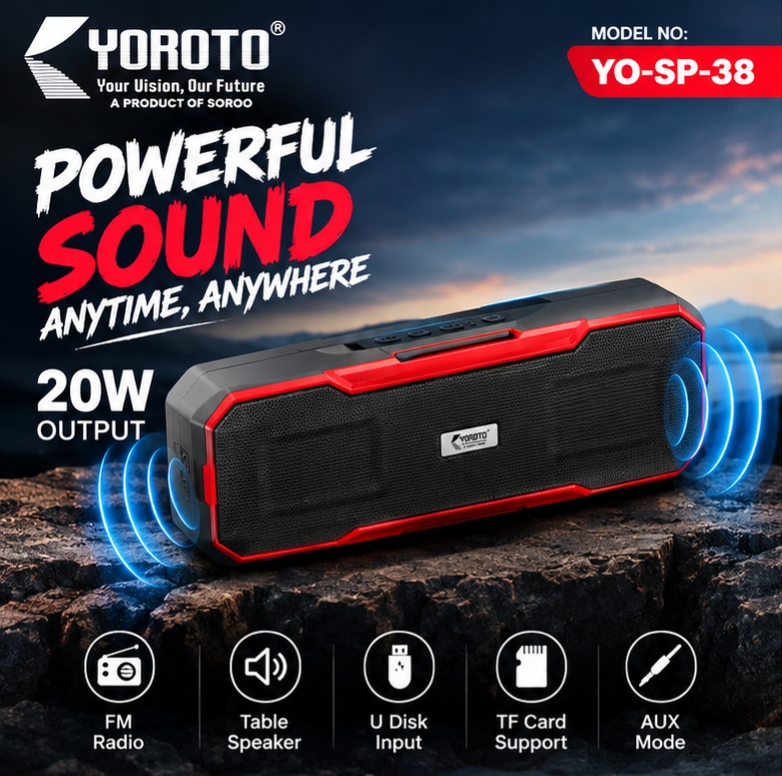 TJ YOROTO YO-SP-38, 20W Output