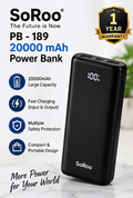 TJ SoRoo PB - 189, Massive 20000 Mah Power Bank
