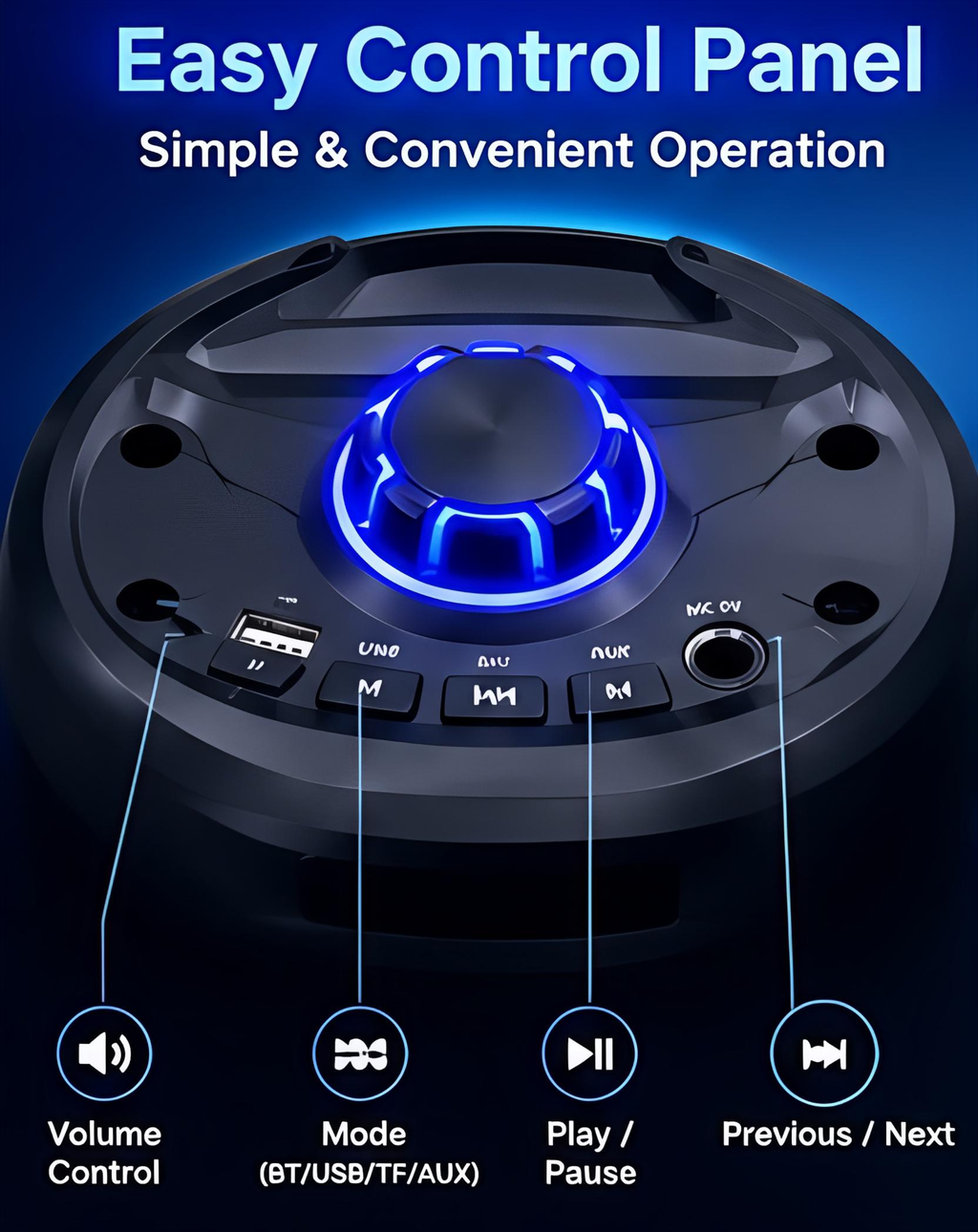TJ YOROTO Y-J2 30W Portable Bluetooth Speaker 🔊