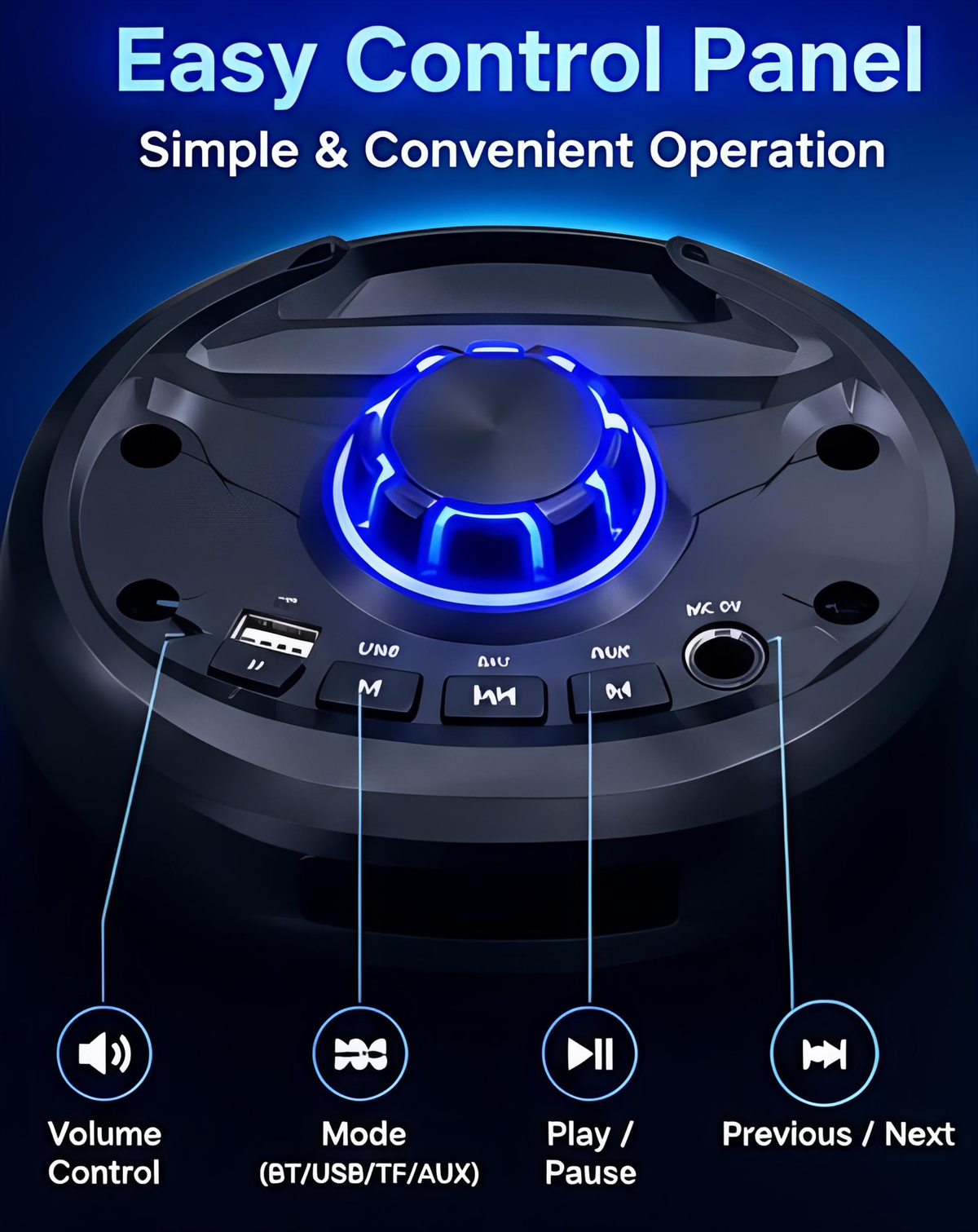 TJ YOROTO Y-J2 30W Portable Bluetooth Speaker 🔊