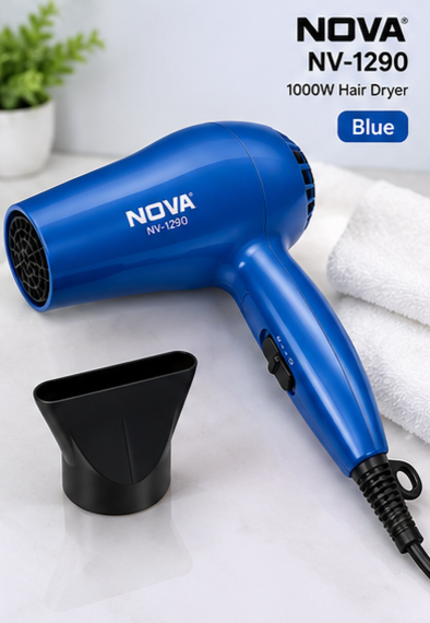 TJ NOVA NV-1290, 1000W Hair Dryer
