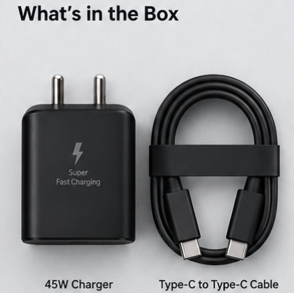 TJ 45W Fast Charger For Samsung Mobiles In Premium Quality