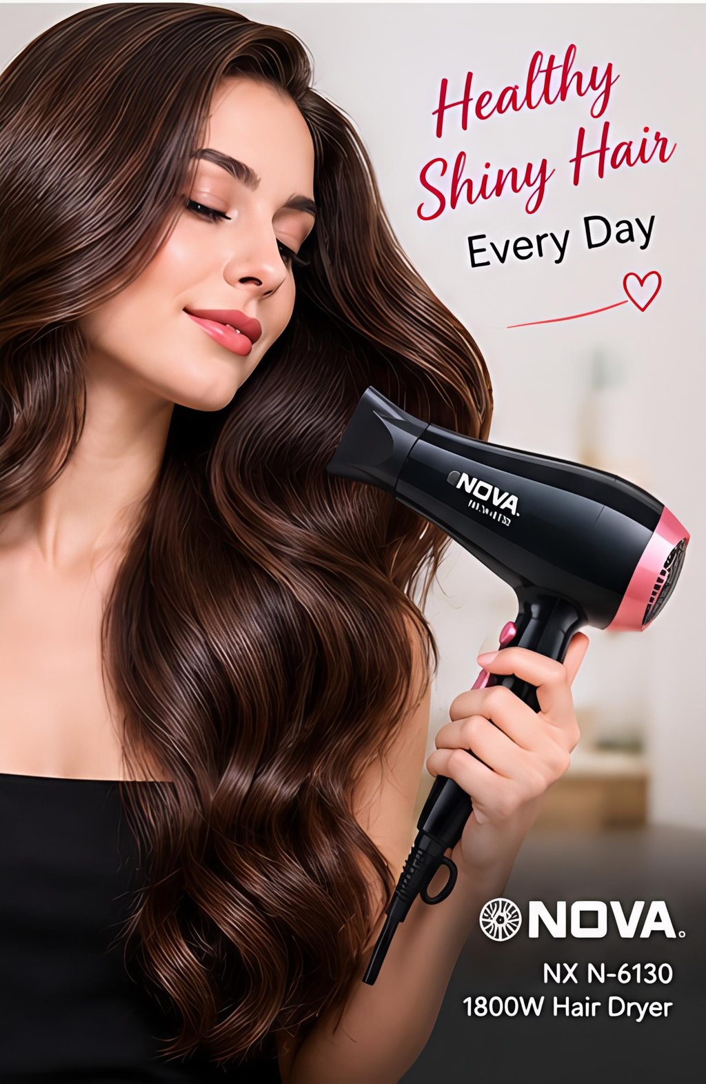 TJ NOVA NX N-6130, 1800W Hair Dryer