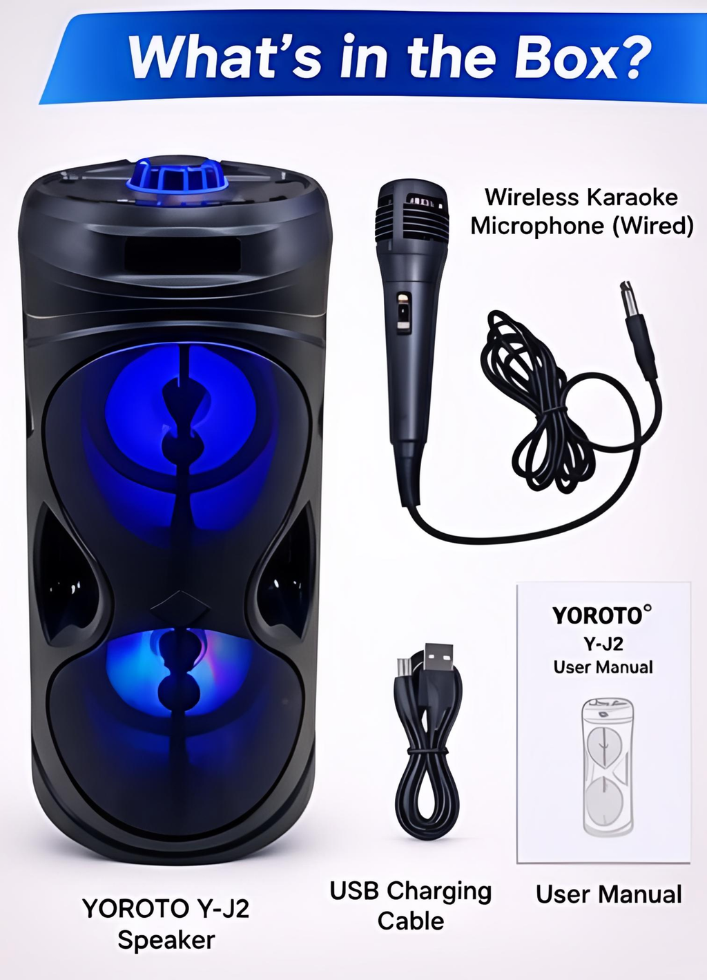 TJ YOROTO Y-J2 30W Portable Bluetooth Speaker 🔊
