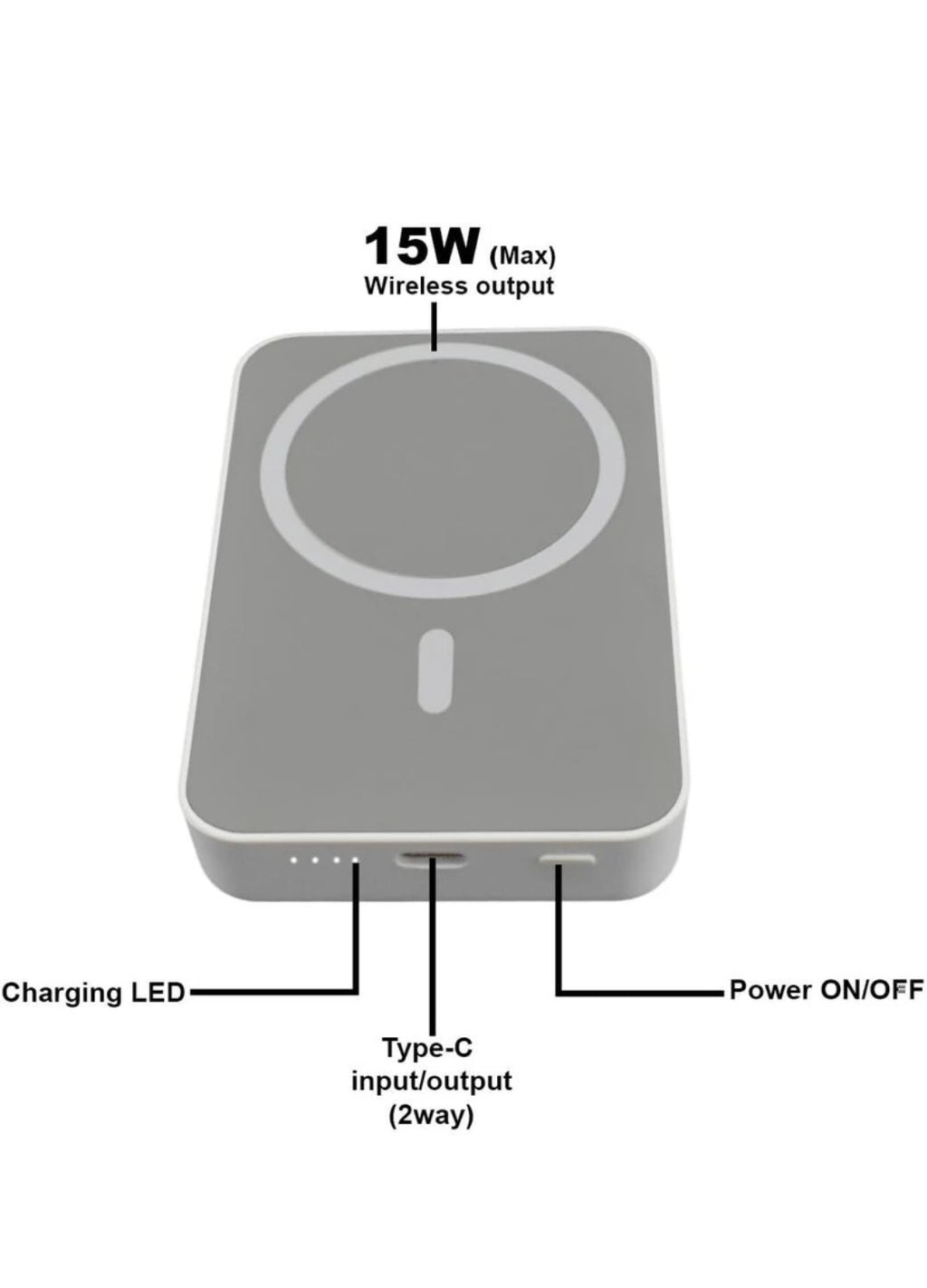 TJ 10000 Mah Magsafe Power Bank For iPhone