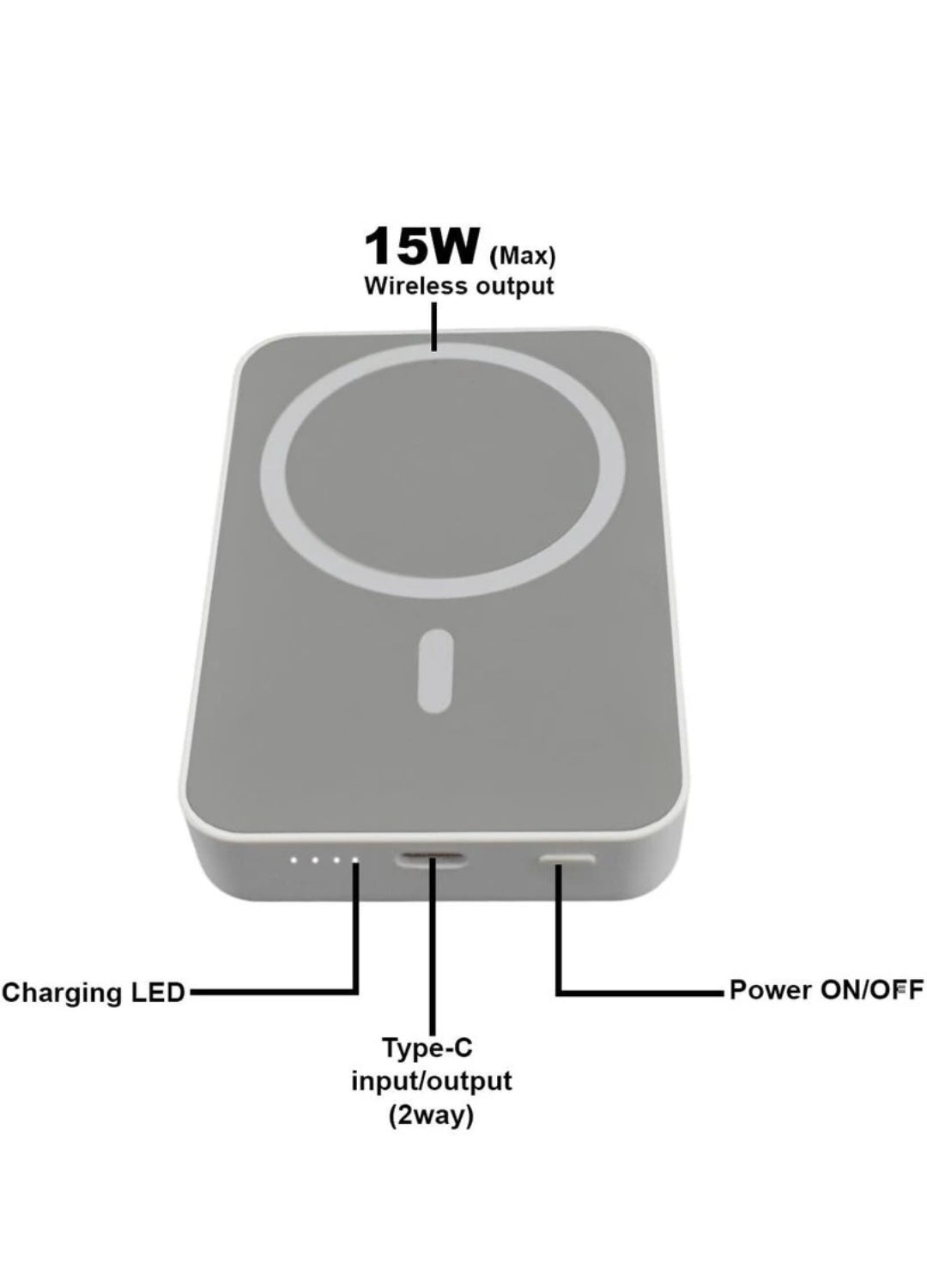 TJ 10000 Mah Magsafe Power Bank For iPhone